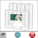 Vacuum Sealer Rolls Bags 6 Pack 11"X20' & 8"X20' Bpa Free Food Saver Sous Vide. Fixed Price $25.13.
