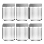 Eonjoe 6-PACK Glass Jars With Lids For Food 16OZ-6PACK-WHITE,. Fixed Price $34.99.