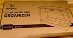 Storagebud 2-TIER Under Sink Organizer Black Fast-shipping. Fixed Price $22.00.