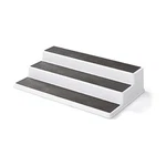 Copco 3-TIER Non-skid Spice Rack Organizer For Kitchen 15-INCH, White/gray. Fixed Price $27.98.