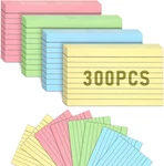300 Count Colored Index Cards, 3X5 Inches Flash With Ring, Lined Notecards. Fixed Price $12.99.