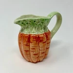 Vtg Fitz & Floyd Vegetable Garden Carrot Cream Pitcher Measuring Cup Ceramic 4". Fixed Price $21.99.