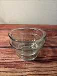 2X Pyrex 8200 1 Cup Clear Glass Bowl 390 Ml. Fixed Price $11.99.