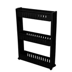 Simplify 3 Tier Slim Slide Out Storage Cart In Matte Black Dimensions: 21"X 5"X. Fixed Price $54.82.