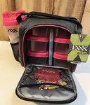 Jaxx By Fit Fresh Fuel Pack Meal Prep Bag W/shaker, Ice & 7 Containers Pink. Fixed Price $37.95.