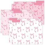 Jarthenaamcs 12 Pcs Pink File Folders Letter Size Coquette Bowknot. Fixed Price $19.57.