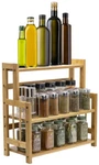 Bamboo Spice Rack Organizer - Kitchen Bathroom Countertop Display & Storage. Fixed Price $54.99.