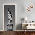 Self Adhesive Door Wrap Removable Peel & Stick Landscape The Statue Of Liberty. Fixed Price $24.99.
