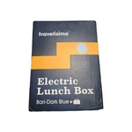 Travelisimo Bari-dark Blue 80W Heated Electric Lunch Box, 12/24/110V New. Fixed Price $22.99.