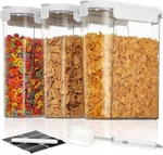 Vtopmart Cereal Containers Set 3 Pcs Airtight Food Storage. Fixed Price $19.95.