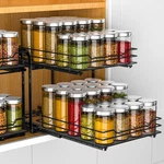 Rchyfeed Spice Organizer For Cabinet, 2 Tier Pull Out Racks Insid. Fixed Price $60.95.