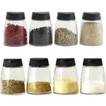 Glass Spice Jars, Double Lids Seasoning Shakers Bottles S.... Fixed Price $36.49.