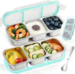 Food Storage Containers 304 Stainless Steel Lunch Box Bento For Home Travel. Fixed Price $16.99.