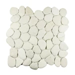 White Pebble Natural Stone Mosaic Wall & Floor Tile ($11.50/SQFT). Fixed Price $57.50.