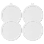 Corelle 418-PC White Round Plastic Replacement Storage Lid Cover (4-PACK). Fixed Price $14.99.