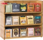 X-cosrack Bamboo Tea Bag Organizer Storage Box, 3 Tier Stackable Nat. Fixed Price $50.33.