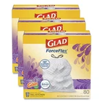Glad 78902 Kitchen Drawstring Trash Bags - Gain Lavender/white (240/CARTON) New. Fixed Price $61.18.