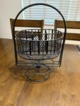Mikasa 5282086 Gourmet Basics Band & Stripe Picnic Utensil Caddy. Fixed Price $17.00.
