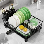Cosypic Dish Drying Rack For Kitchen Counter, Stainless 11"W X 15"L, Black. Fixed Price $31.70.