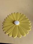 Yellow Daisy With White Center Flower By Charles Viancin Silicone Lid 12. Fixed Price $10.00.
