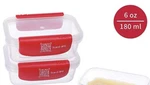 2PACK Kigi 6OZ Baby Food Storage Bpa Free Airtight,set, Smart Container. Fixed Price $9.99.