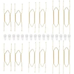 12-PACK Invisible Wall Plate Hangers, 8/10/12 Inch Brass Holders With 1.... Fixed Price $19.98.