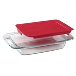 Pyrex 2QT Easy Grab 7 11 Glass Baking Storing Serving Dish Bpa Free Lid. Fixed Price $14.99.