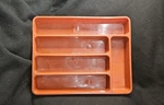 Vintage Mcm Max Klein C65 Cutlery/silverware Drawer Organizer Burnt Orange. Fixed Price $18.99.