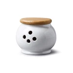 Wm Bartleet & Sons 1750 Traditional Porcelain Garlic Storage Pot With Wooden Lid. Fixed Price $32.52.