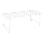 Closetmaid Stack & Hang 21.5X10.75X7.87'' Stainless Steel Wire Shelf Unit, White. Fixed Price $23.99.
