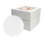 3 Sets Boxes 12X12X10 Inches With Boards Bakery For Cakes. Fixed Price $19.26.