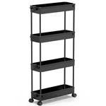 Spacekeeper Slim Rolling Storage Cart 4 Tier Bathroom Organizer Mobile S.... Fixed Price $41.25.