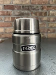Thermos Stainless King Vacuum-insulated Food Jar W/ Spoon 16 Ounce Matte Steel. Fixed Price $13.99.