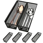 Smgmg Silverware Drawer Organizer, Assorted Sizes Colors. Fixed Price $35.37.