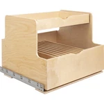 27" Wood Double Drawer Cookware Rollout - Hardware For Kitchen & Bath. Fixed Price $861.15.