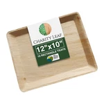 Charity Leaf Disposable Palm 12" X 10" Trays (10 Pieces) Bamboo Like Servin. Fixed Price $28.38.