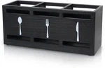 Ayiaren Wooden Silverware Caddy Flatware Cutlery Holder Black. Fixed Price $26.10.