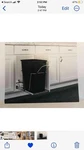 Rev-a-shelf RV-12KD-17 Pull Out Chrome/silver (1) 35 Qt For 15" Cabinet New!. Fixed Price $49.00.