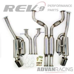 REV9 CB-037 Stainless Steel Cat-back Dual Exhaust Kit 4.5" Tip Resonator Muff.... Fixed Price $420.00.