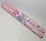 2 Rolls New Vintage 1991 Rubbermaid Pink With Flowers Dots Contact Paper Sealed. Fixed Price $16.80.
