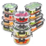 Freshware Glass Storage Containers With Lids, 24 Pieces, Food C.... Fixed Price $42.75.