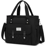 Women's Insulated Lunch Bag, Black, Nylon, 13.5" X 6.8" 11.5". Fixed Price $37.39.
