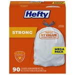 Hefty Strong Tall Kitchen Trash Bags Unscented 90 13 Gallon. Fixed Price $22.04.