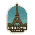 Eiffel Tower France Sticker Decal Vinyl Die-cut Symbolic Landmark Design. Fixed Price $287.29.