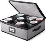 Hearth & Harbor Coffee Mug Storage, Quilted And Stackable Cup Org. Fixed Price $30.62.