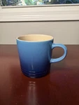 Creuset Ceramic Coffee Mug Blue Ombr 12 Oz Round Shape Single Model 2203. Fixed Price $18.00.