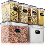Wildone Airtight Food Storage Containers Cereal & Dry Black. Fixed Price $41.58.