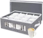 Homyfort Mug Storage Box, China Containers Organizer Hard Shell With Div. Fixed Price $30.99.