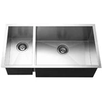 Houzer CTO-3370SL Series Undermount Stainless Kitchen Sink + Left Prep Bowl. Fixed Price $533.49.