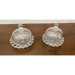 Mikasa Crystal Jam And Marmalade Covered Jars. Fixed Price $19.85.